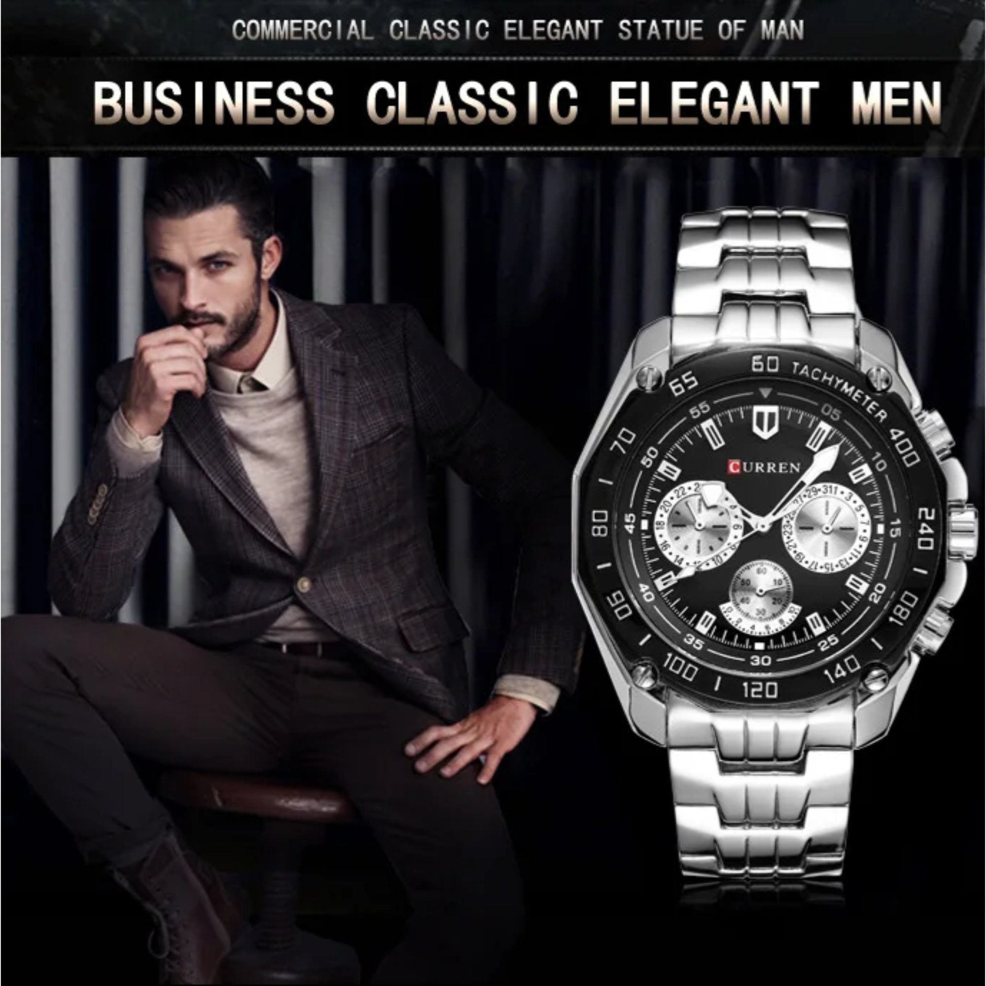 Manike 8084 Herren Analog Quarz Uhr Manike 8084 Herren Analog Quarz Uhr